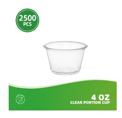 4oz  Clear Portion Cup