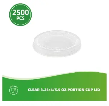 3.25-5.5oz  Clear Portion Cup (Lids)