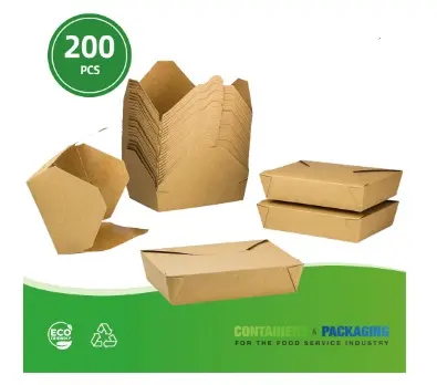 #2 KRAFT PAPER BOX 8.5*6.25*1.875