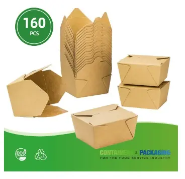 #4 KRAFT PAPER BOX 8.5*6.25*3.5