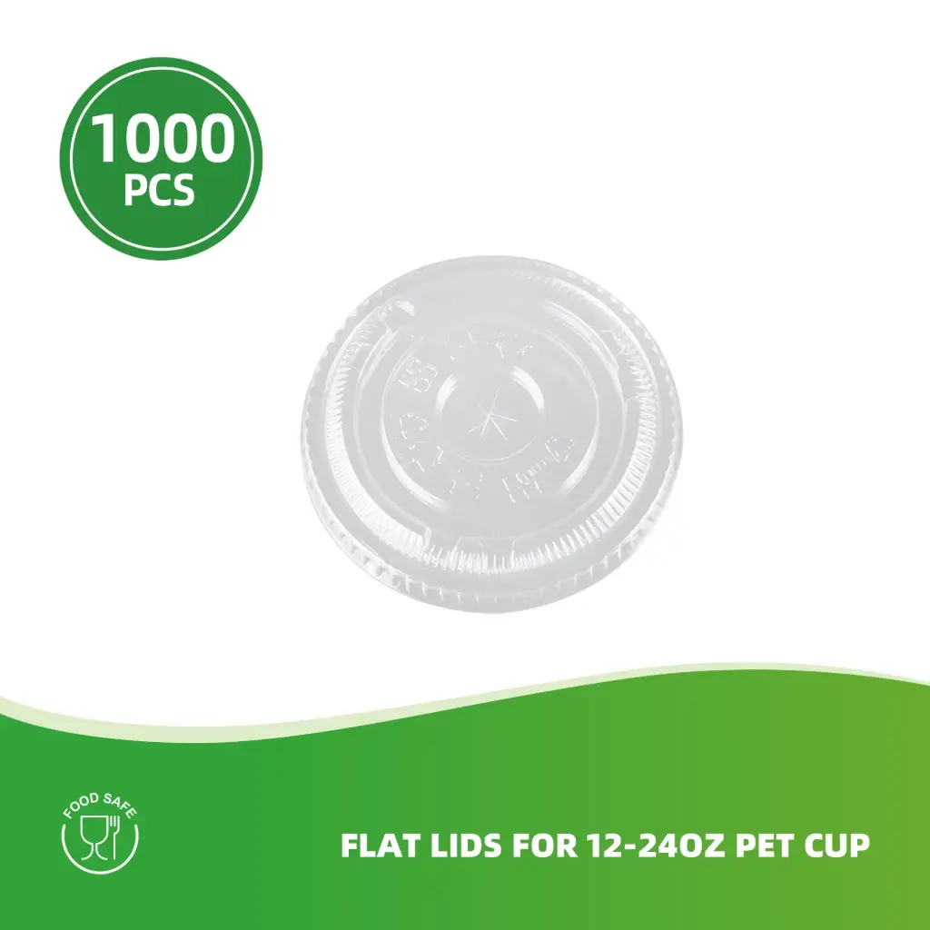 12-24 oz clear lids 98MM