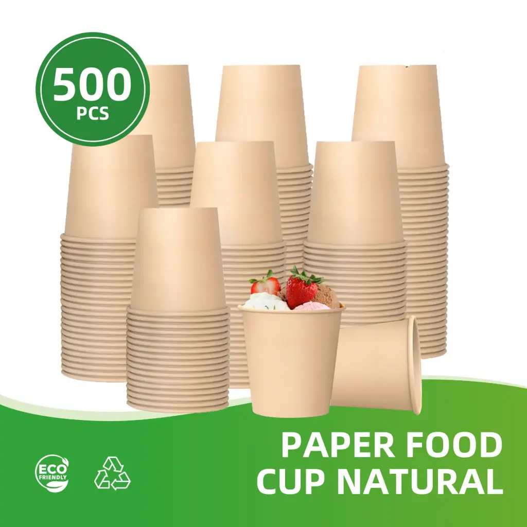 16 OZ PAPER FOOD CUP NATURAL