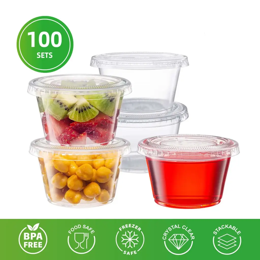 4 oz Clear  Portion Cup (set)