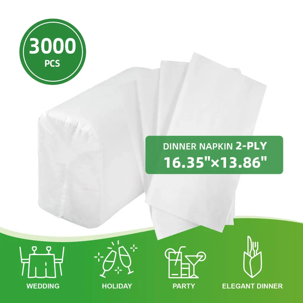 DINNER NAPKIN 2-PLY 15"×17"