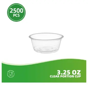 3.25oz  Clear Portion Cup