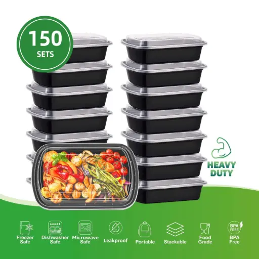 878 (32oz) Black 9*6.25*2.25
