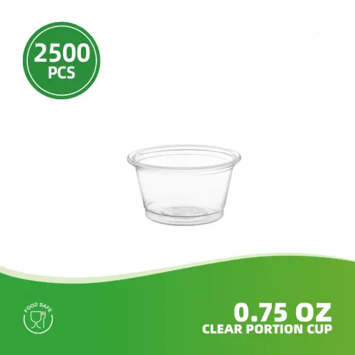 0.75 oz  Clear Portion Cup