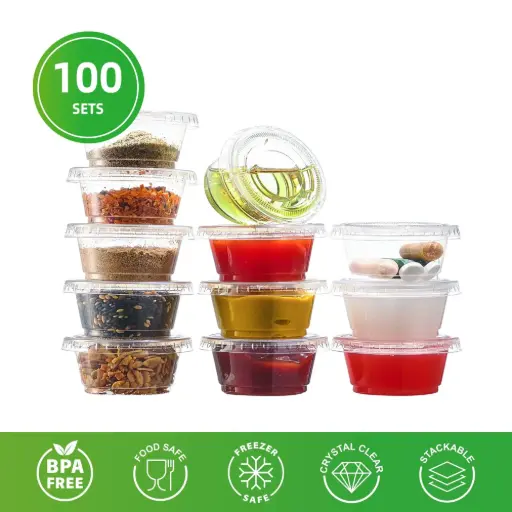 0.75 oz Clear Portion Cup (set) 