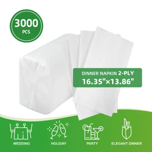 DINNER NAPKIN 2-PLY 15"×17"